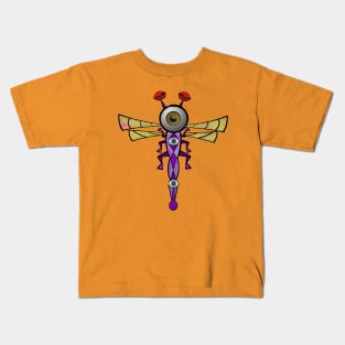 Geometric Dragonfly Kids T-Shirt